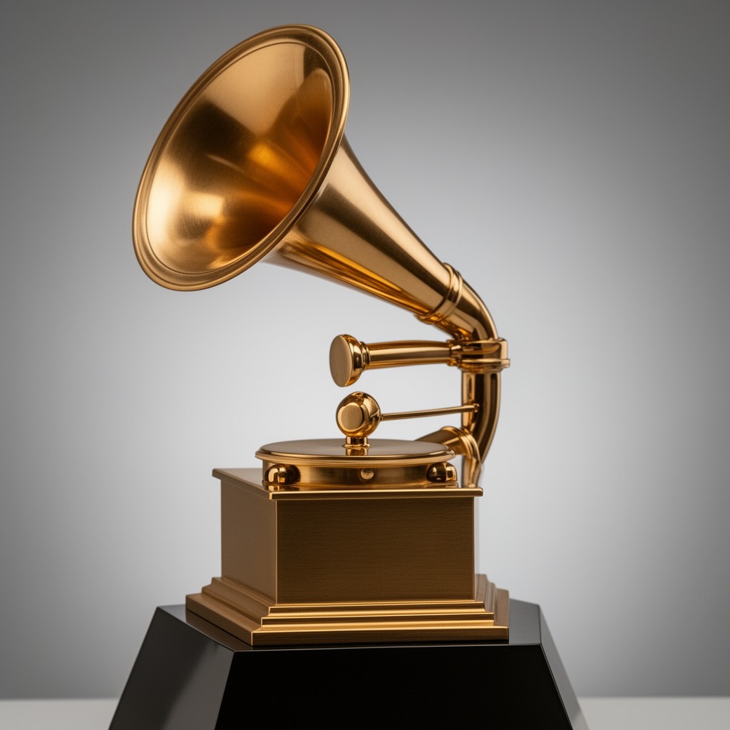 AI-generated illustration of Grammy Award for Best Male Pop Vocal Performance