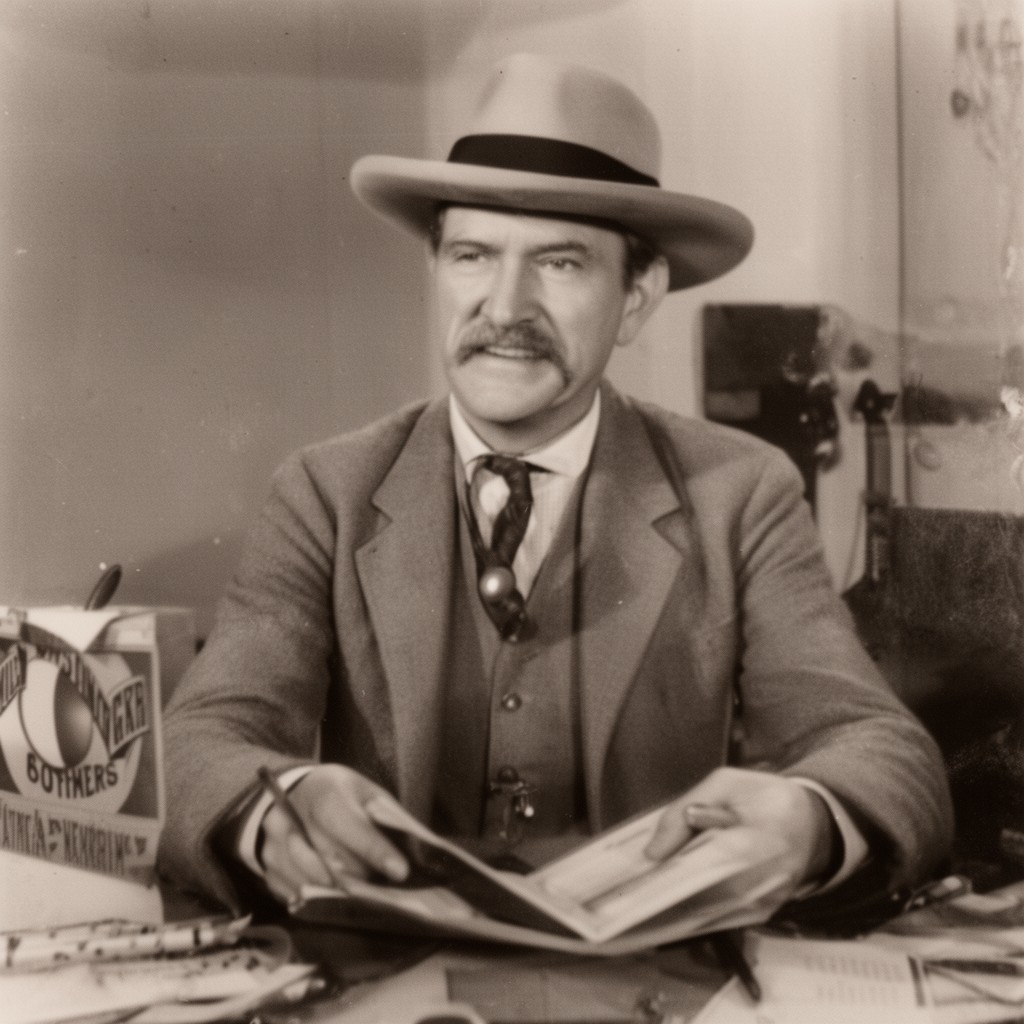 AI-generated illustration of Will Rogers
