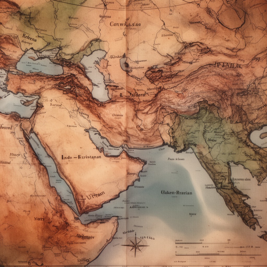 AI-generated illustration of Indo-Iranian peoples