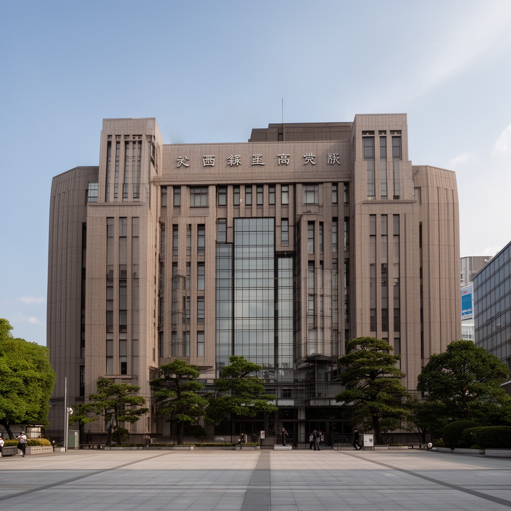 AI-generated illustration of Kumamoto Branch of Fukuoka High Court