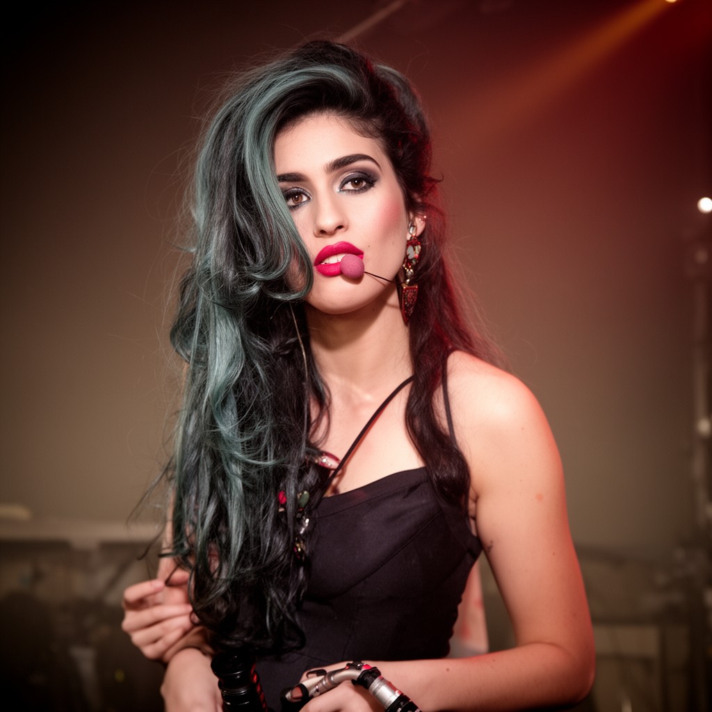 AI-generated illustration of Amy Winehouse
