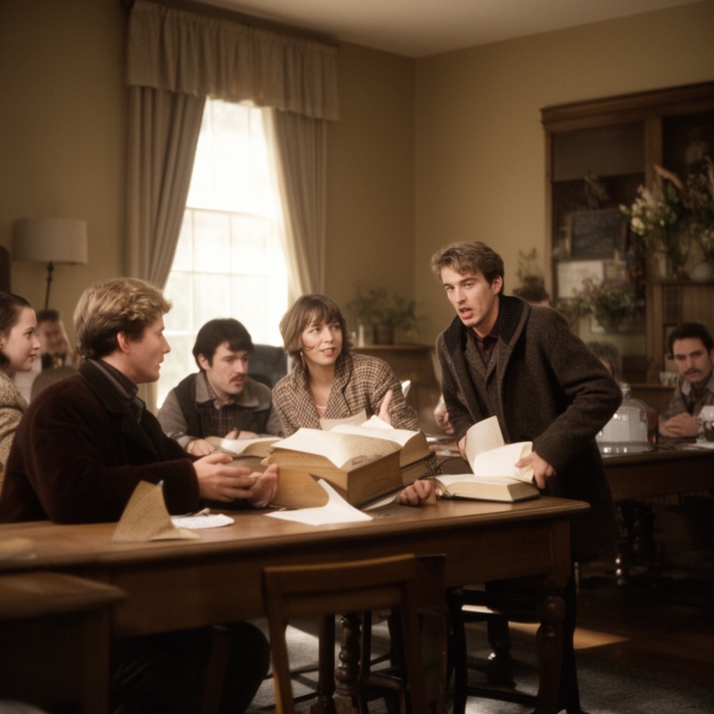 AI-generated illustration of Dead Poets Society