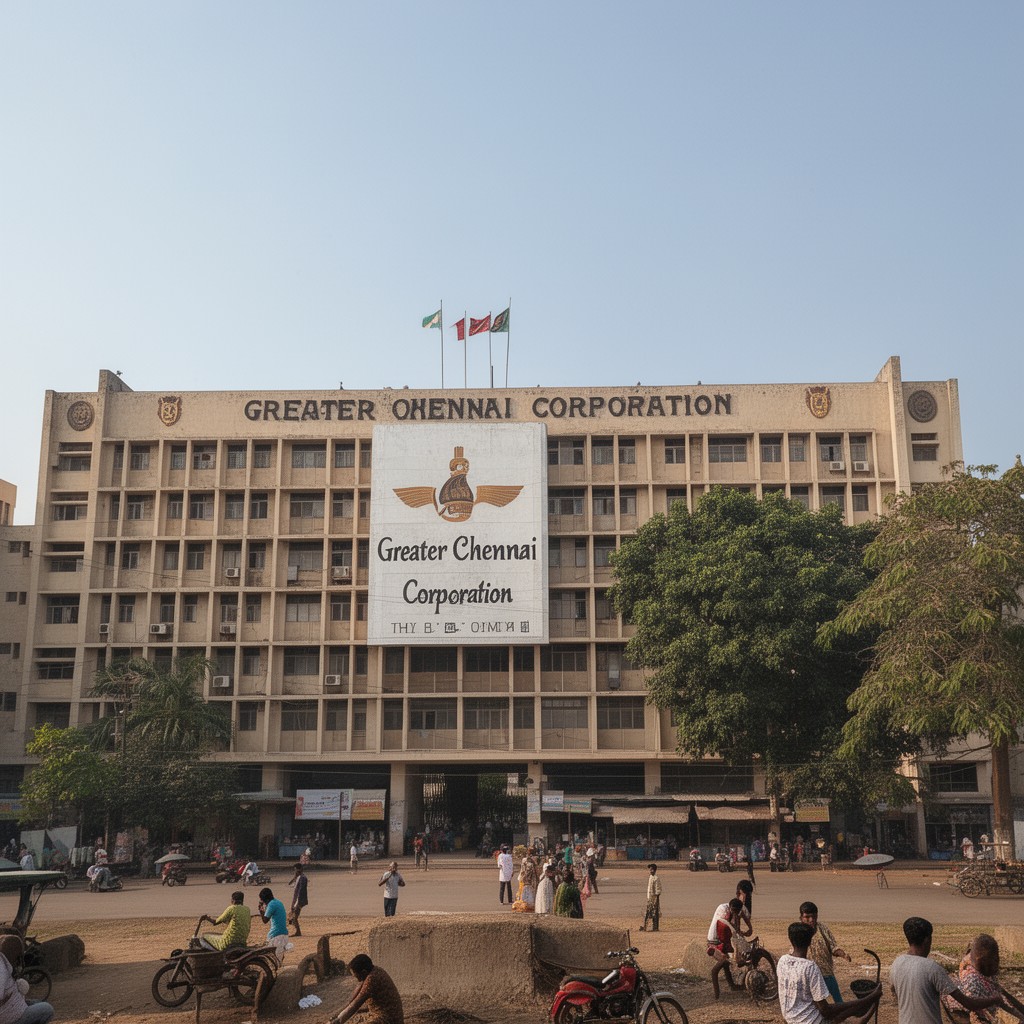 AI-generated illustration of Greater Chennai Corporation