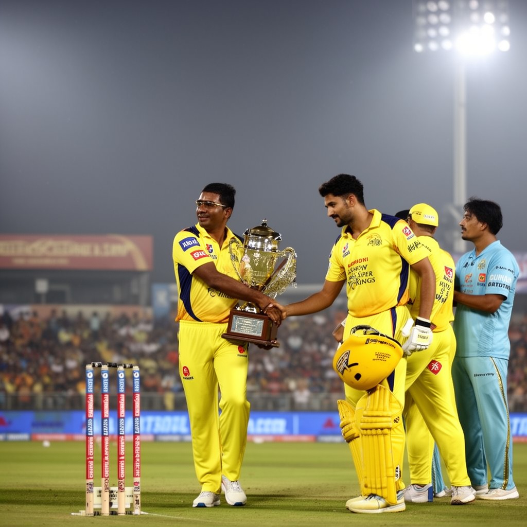 AI-generated illustration of Chennai Super Kings