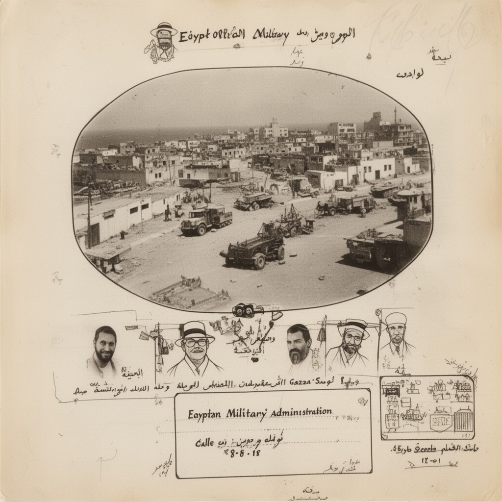 AI-generated illustration of Egyptian military administration