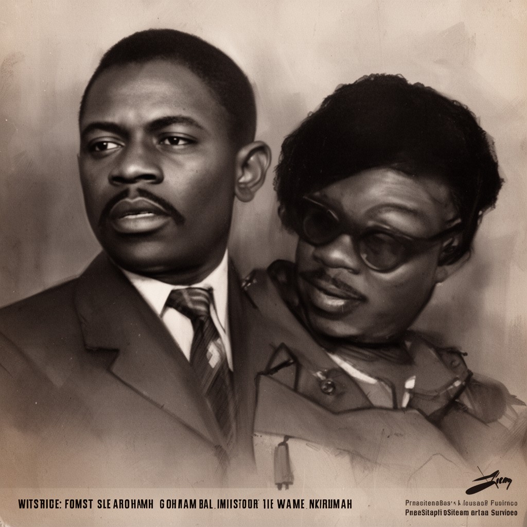 AI-generated illustration of Kwame Nkrumah