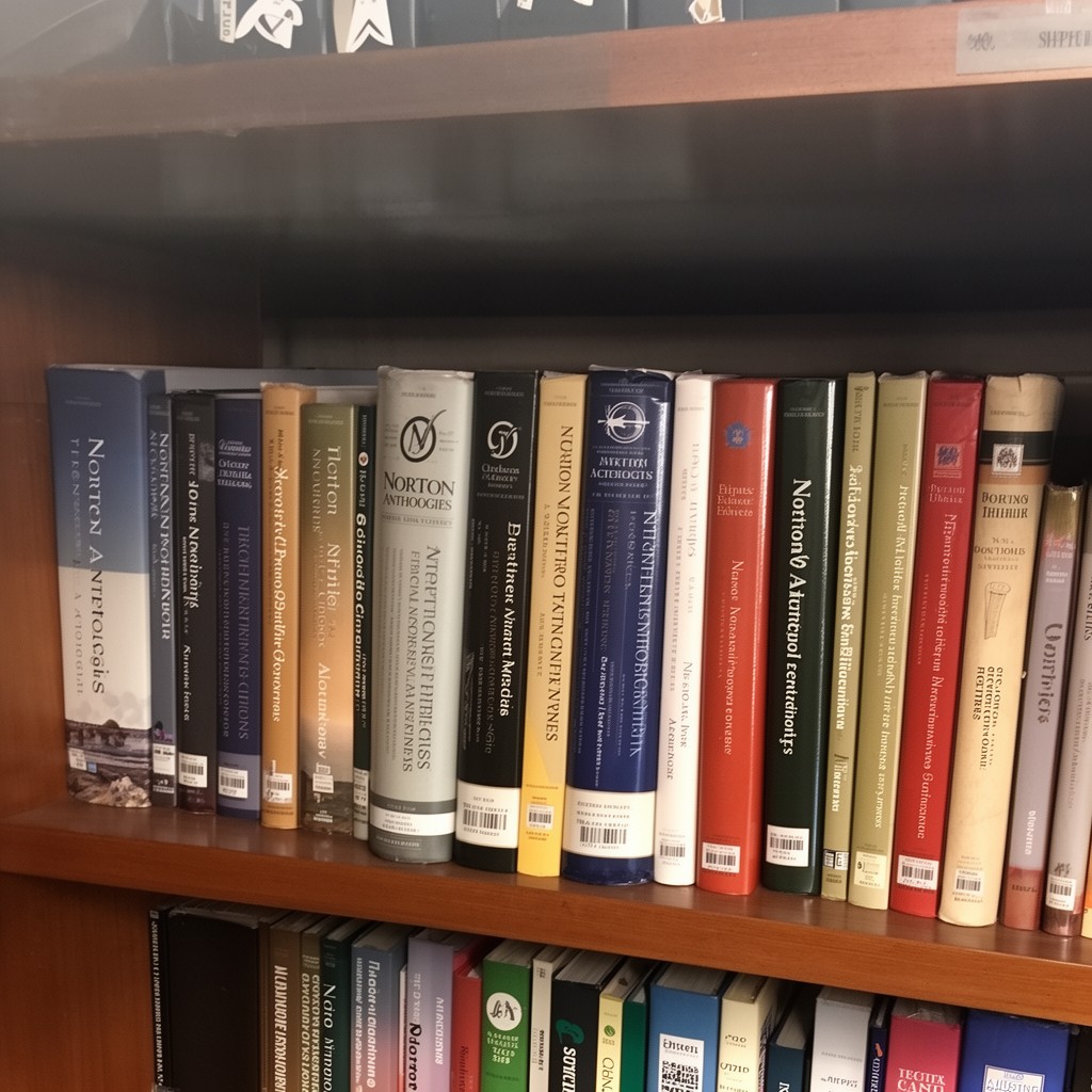 AI-generated illustration of Norton Anthologies