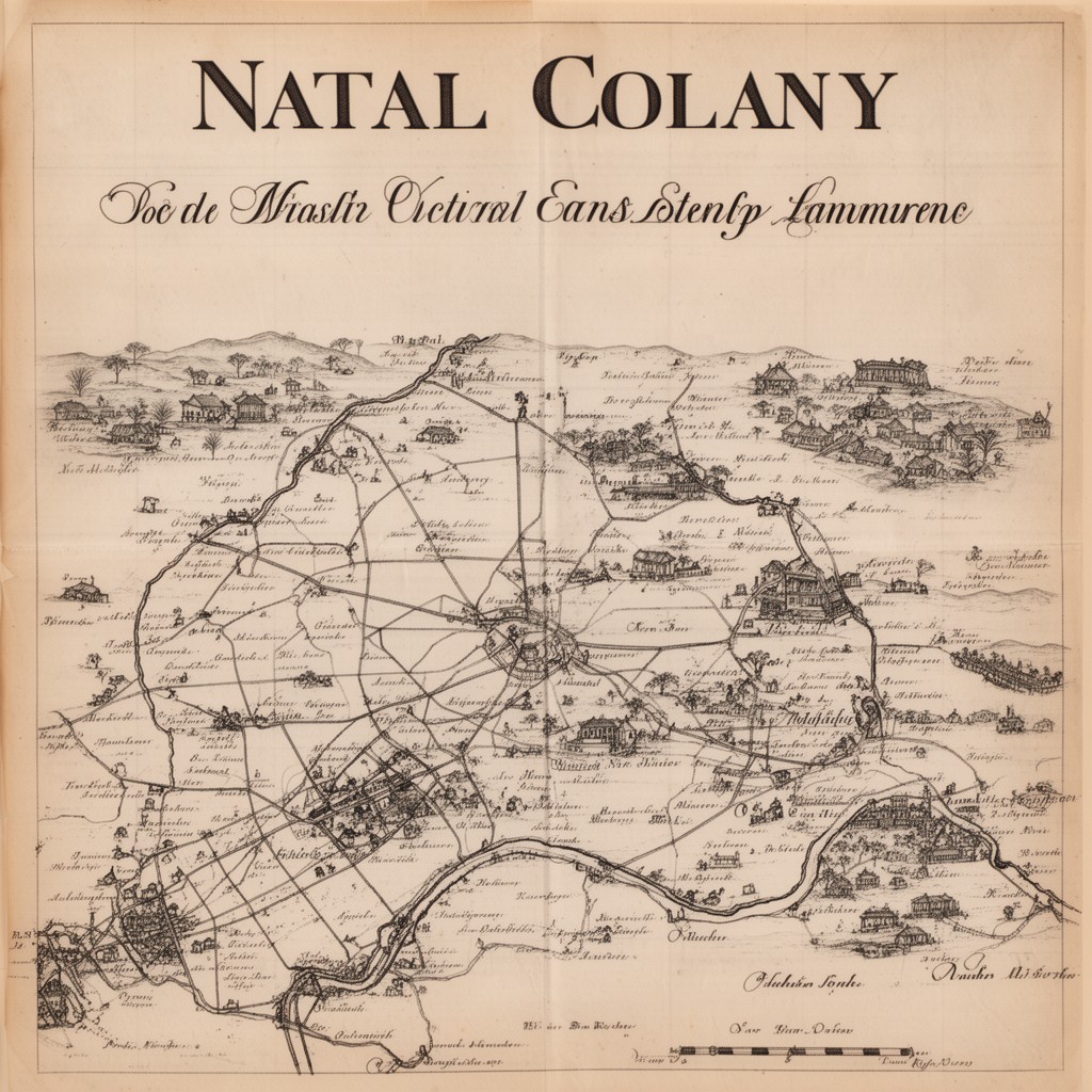 AI-generated illustration of Natal Colony