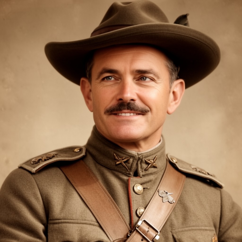AI-generated illustration of Koos de la Rey