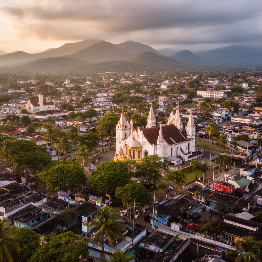 AI-generated illustration of Naga City