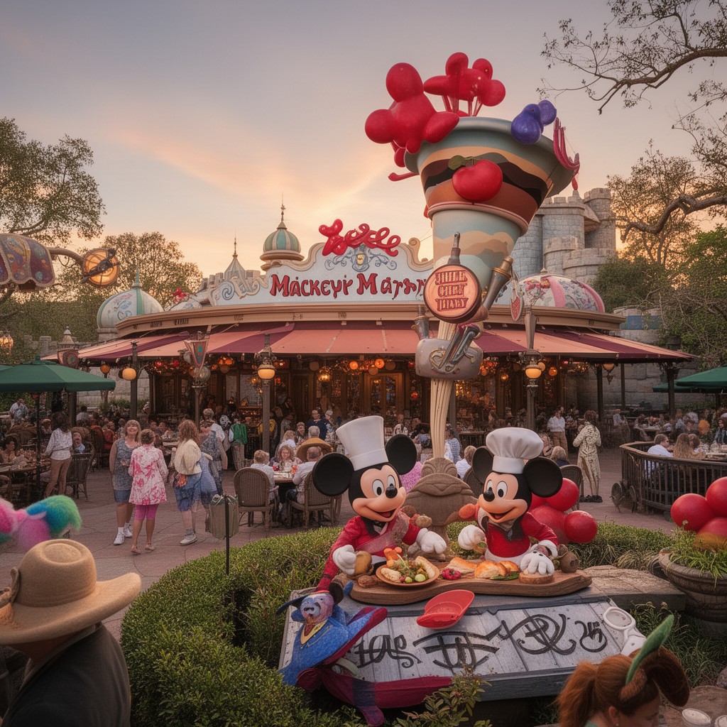 AI-generated illustration of Chef Mickey's