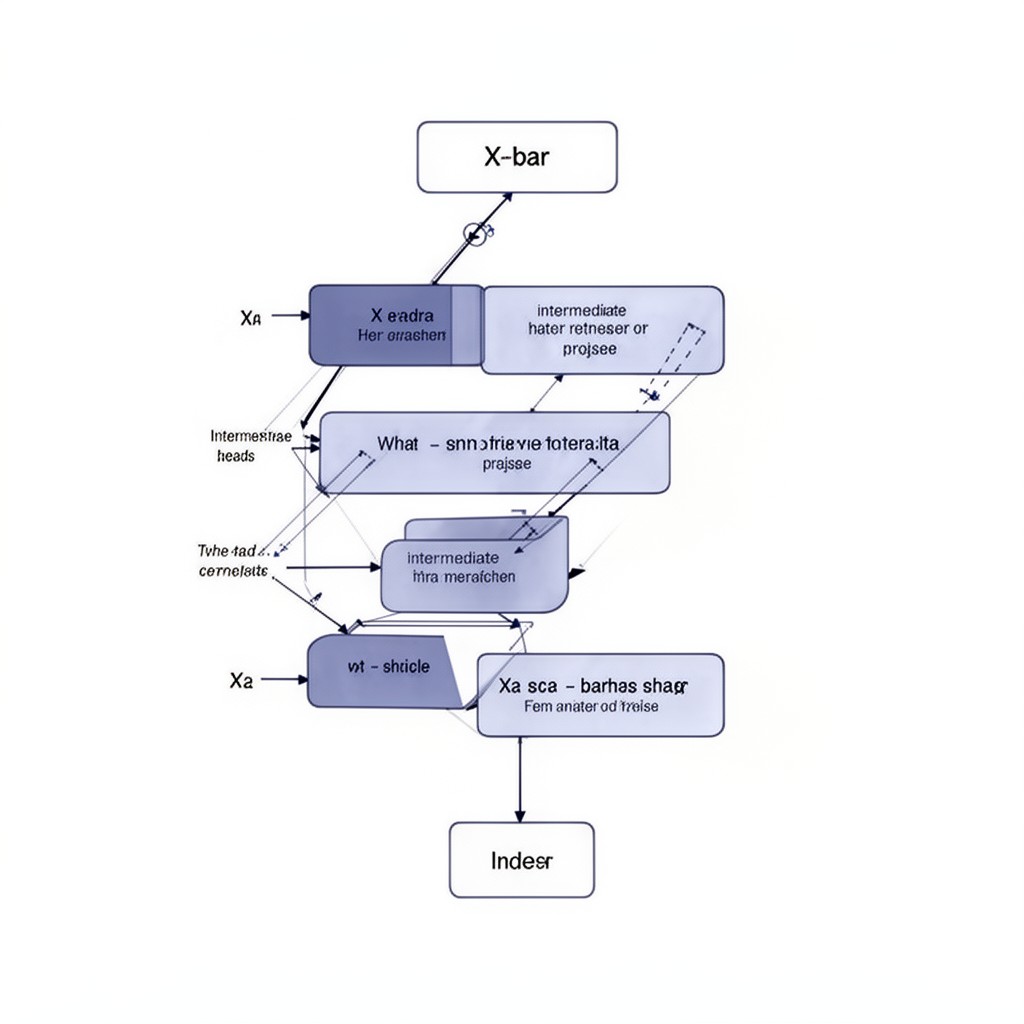 AI-generated illustration of X-bar theory
