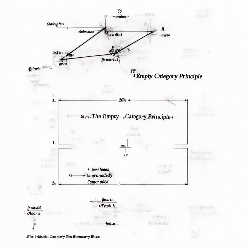 AI-generated illustration of Empty Category Principle