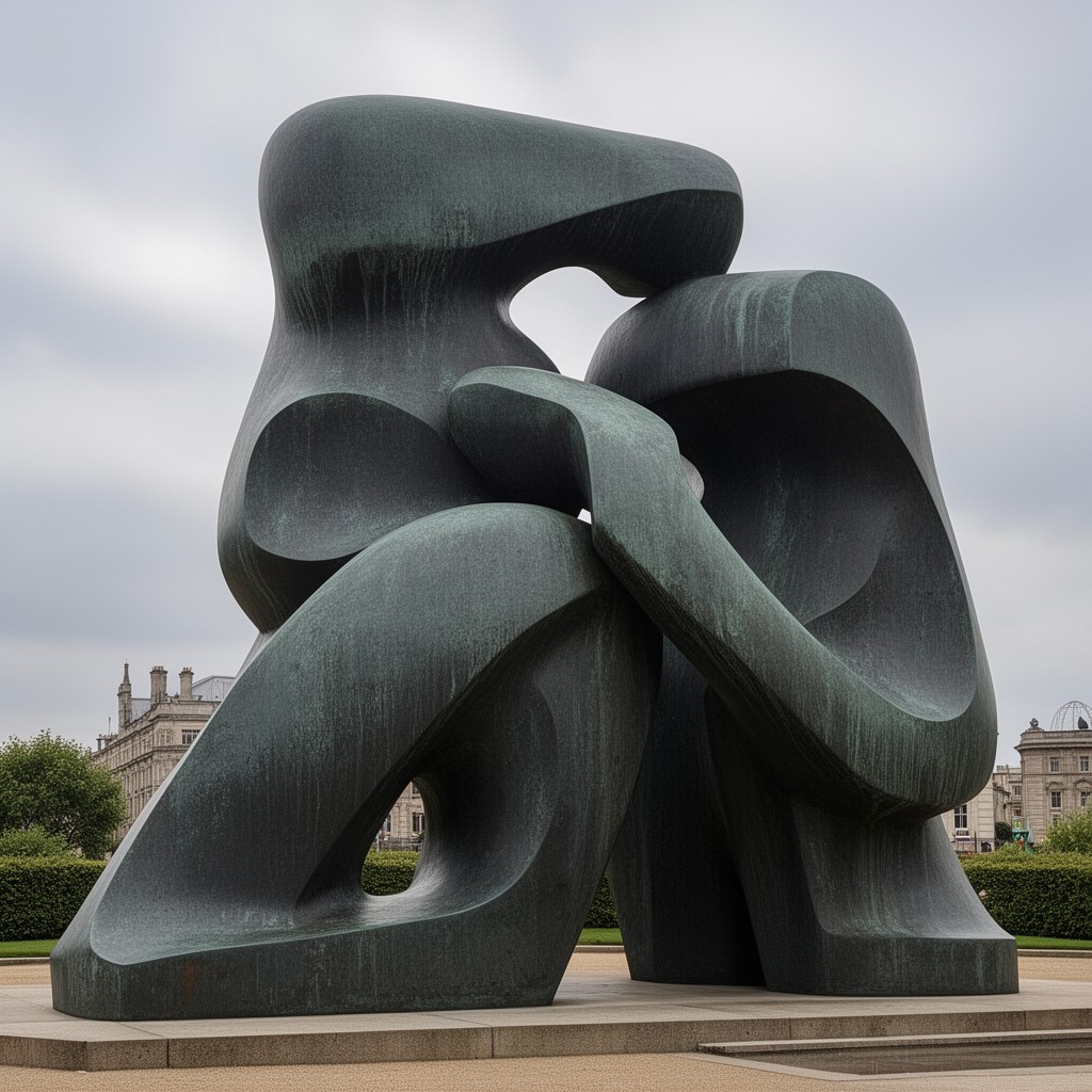 AI-generated illustration of Henry Moore