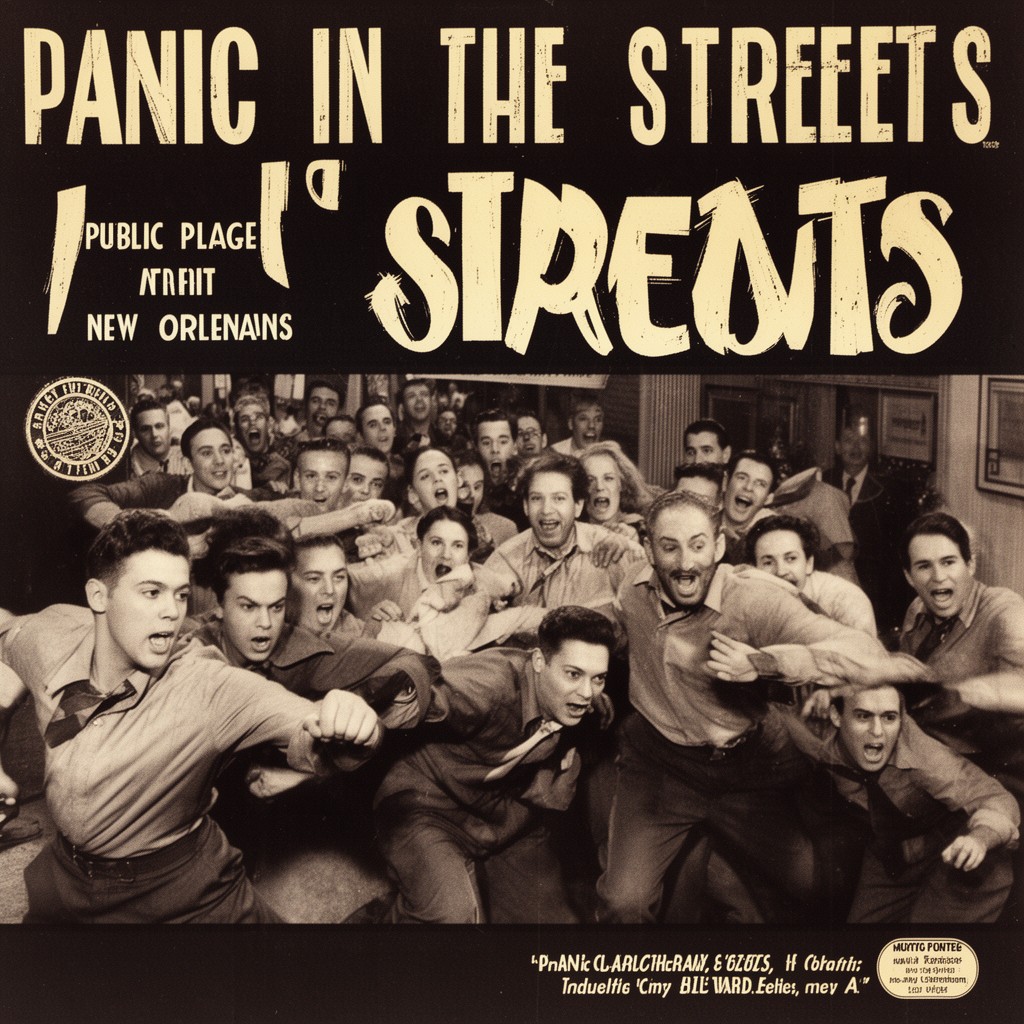 AI-generated illustration of Panic in the Streets