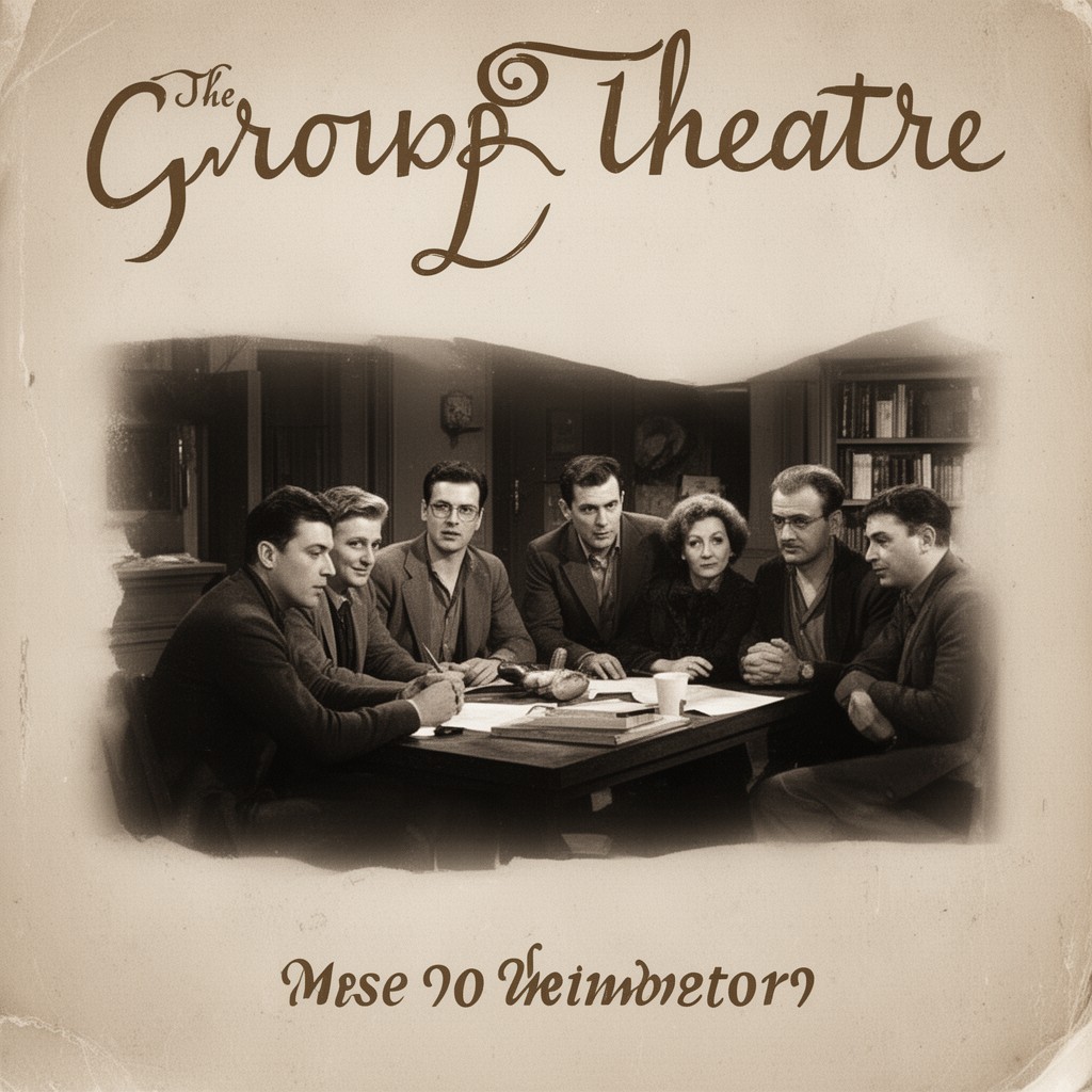 AI-generated illustration of Group Theatre