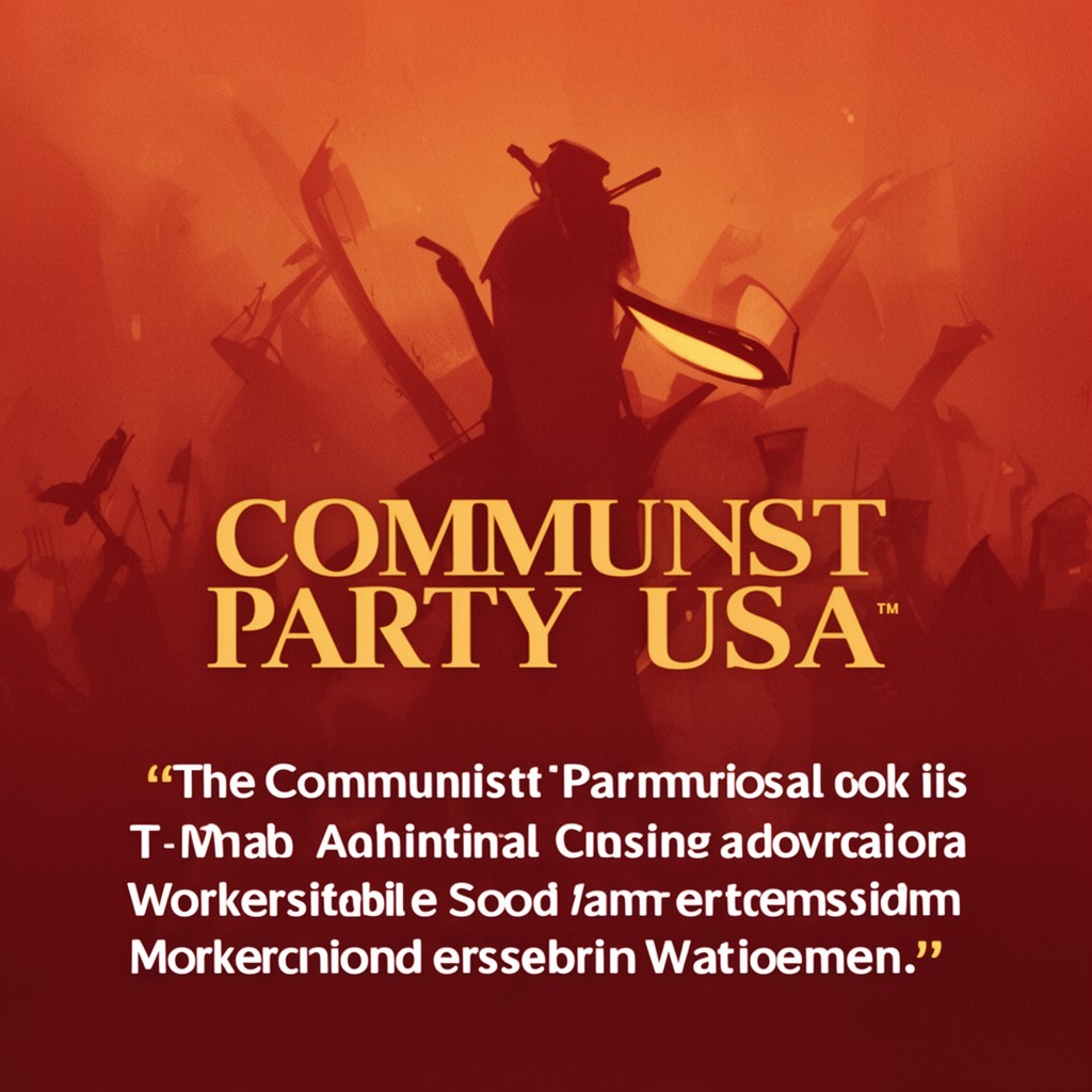 AI-generated illustration of Communist Party USA
