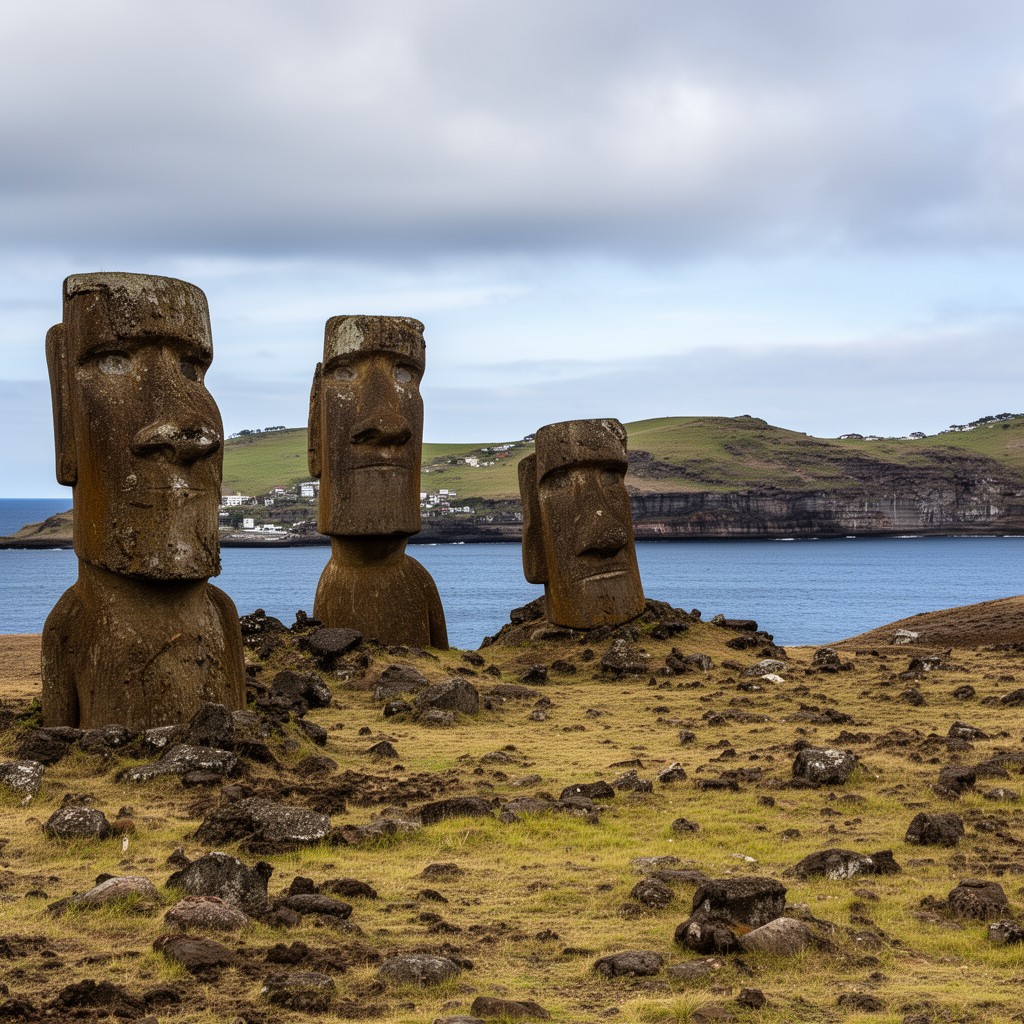 AI-generated illustration of Easter Island Commune