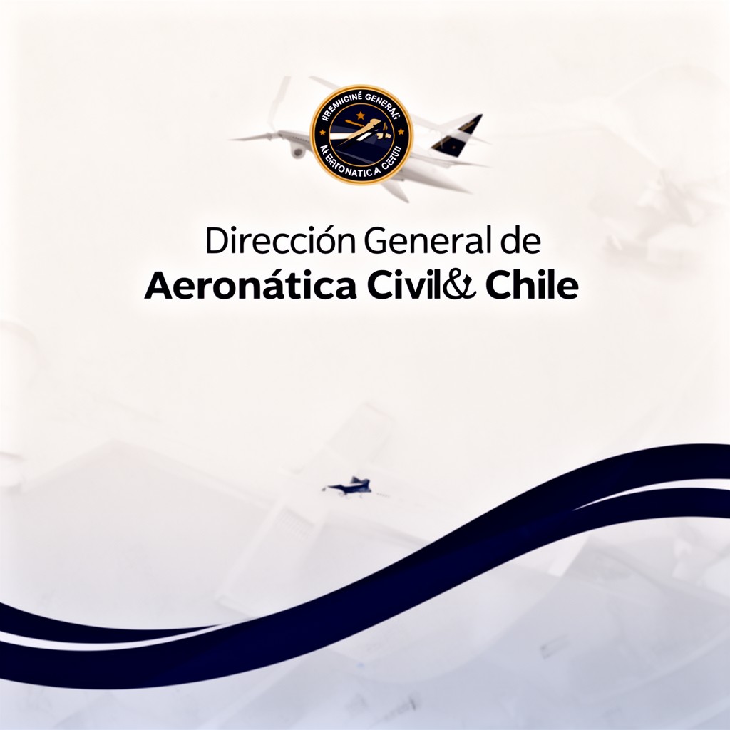 AI-generated illustration of Dirección General de Aeronáutica Civil (Chile)