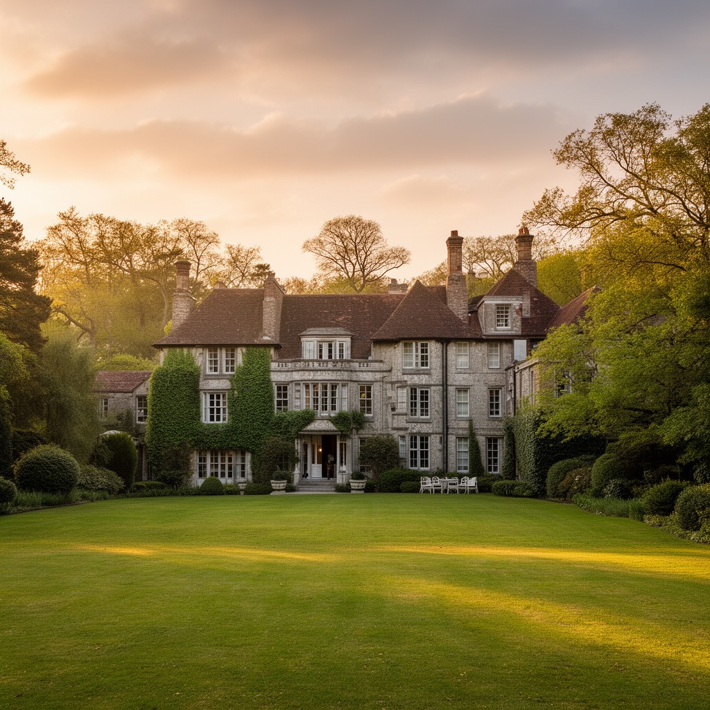 AI-generated illustration of Chartwell, Kent, England