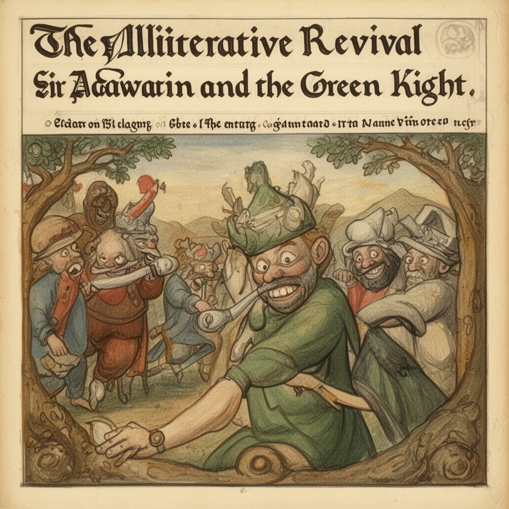 AI-generated illustration of Alliterative Revival