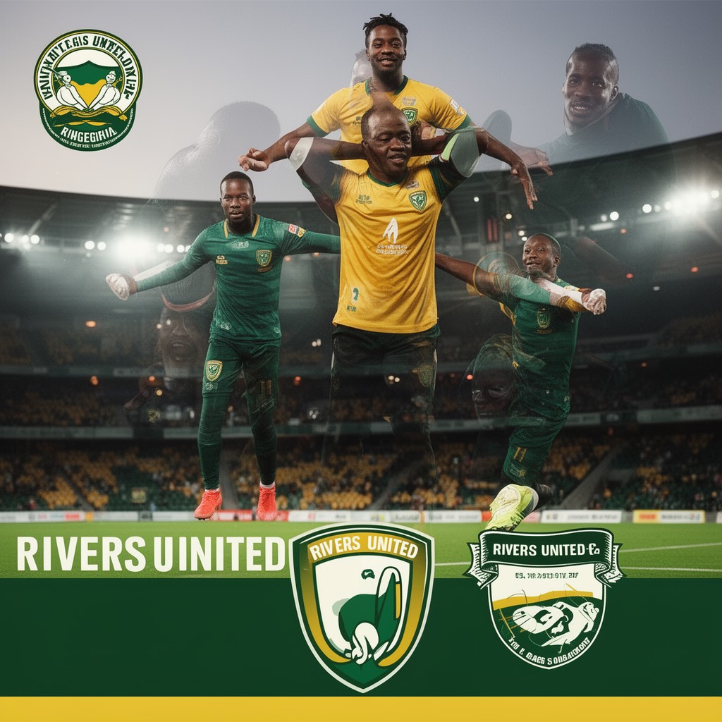 AI-generated illustration of Rivers United F.C.