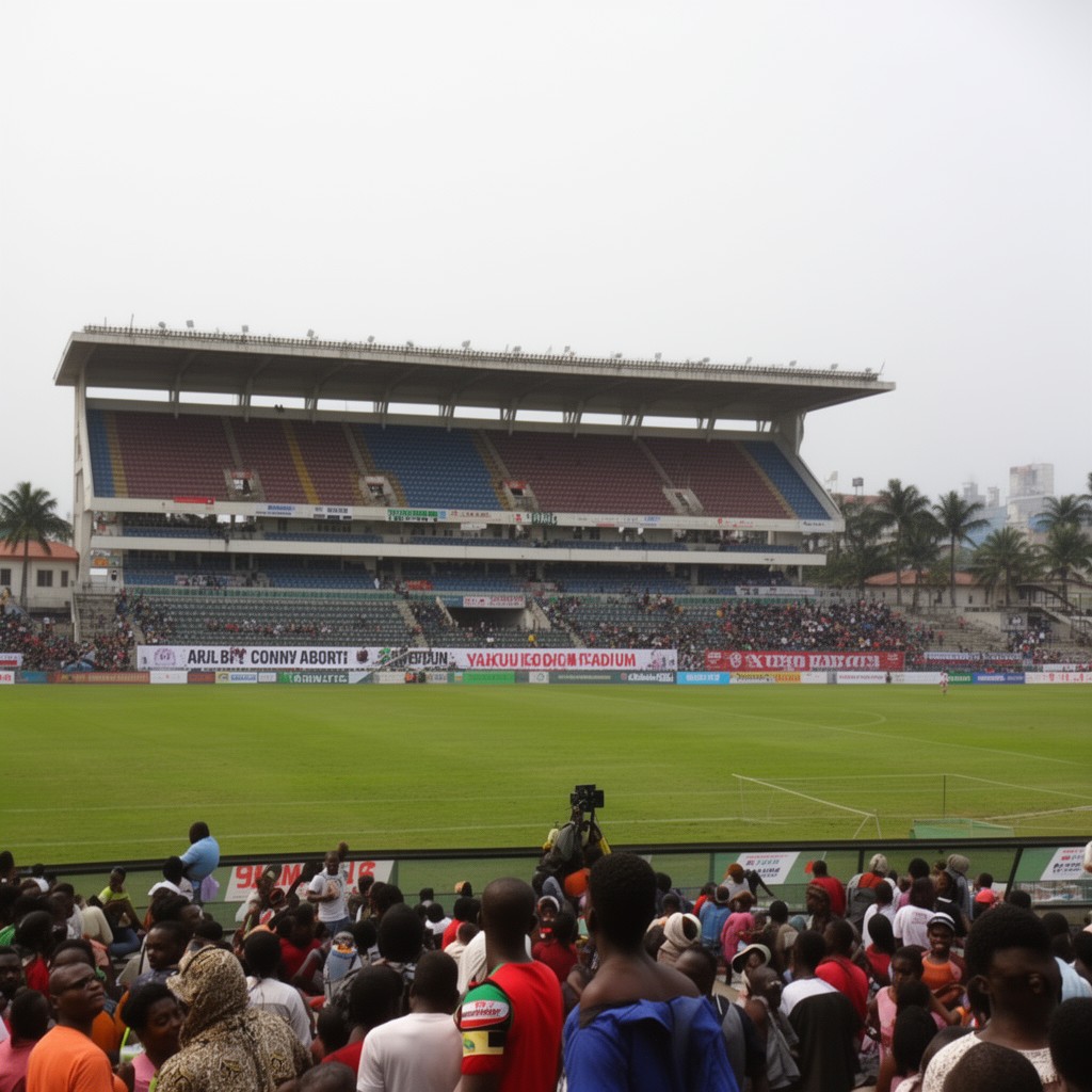 AI-generated illustration of Yakubu Gowon Stadium