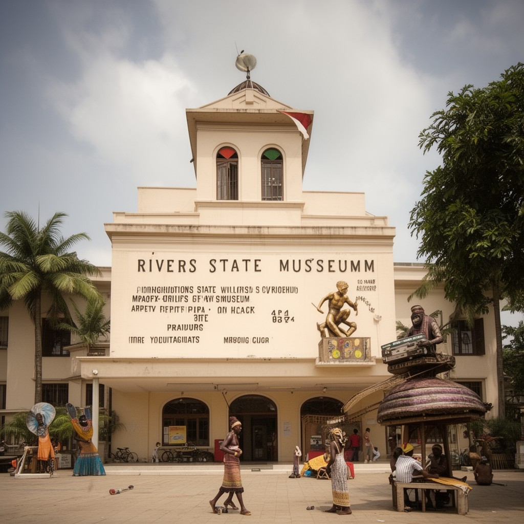 AI-generated illustration of Rivers State Museum