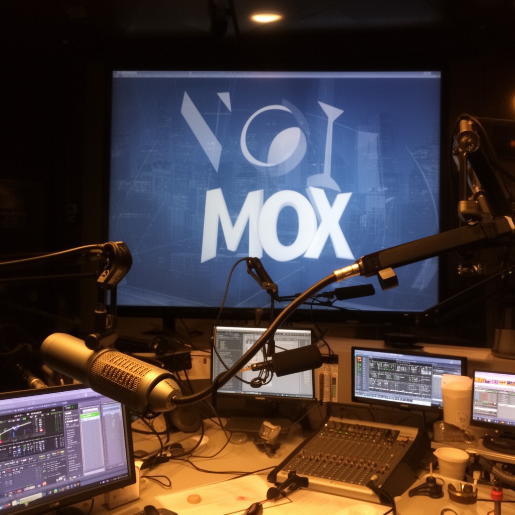 AI-generated illustration of KMOX (early career)