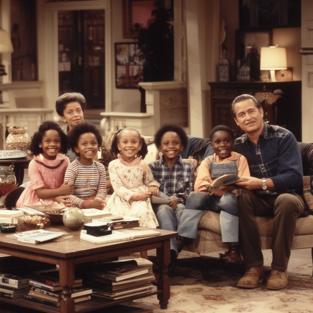 AI-generated illustration of Diff'rent Strokes