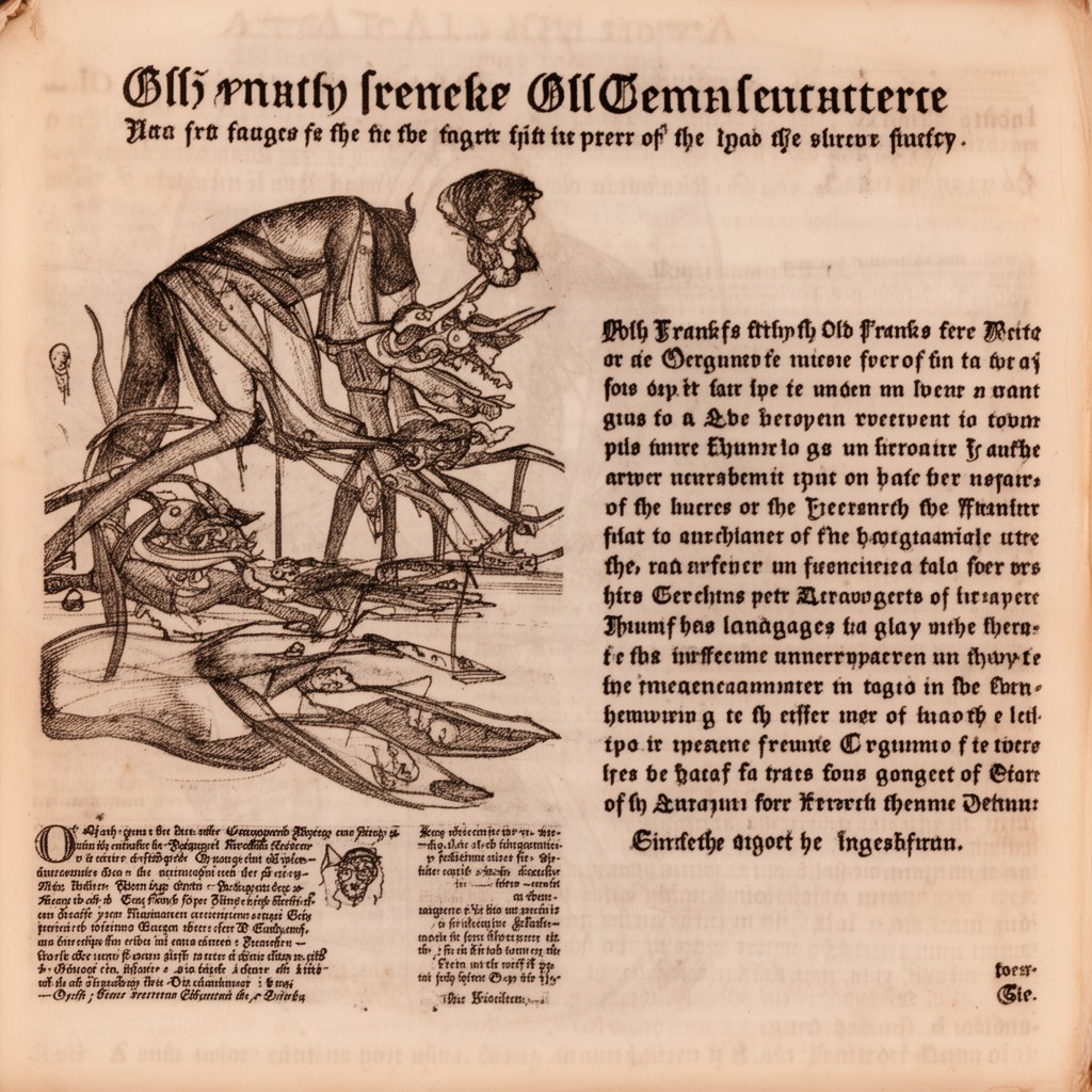 AI-generated illustration of Old Frankish