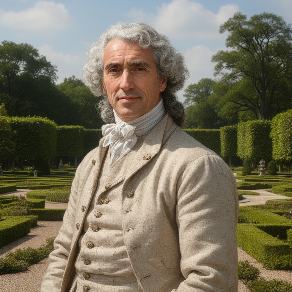 AI-generated illustration of Jean Le Nôtre