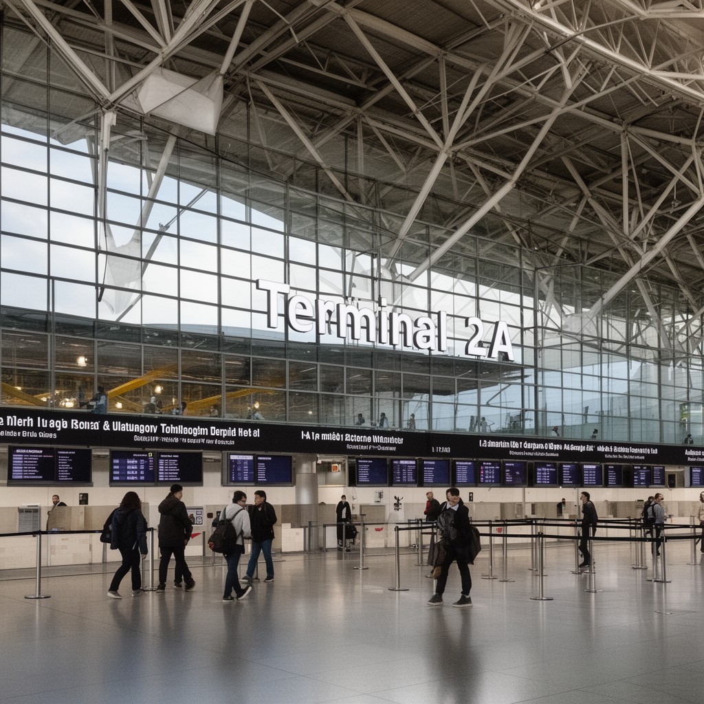 AI-generated illustration of Terminal 2A