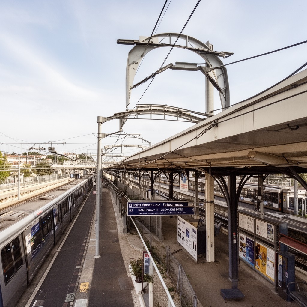 AI-generated illustration of Saint-Rémy-lès-Chevreuse station