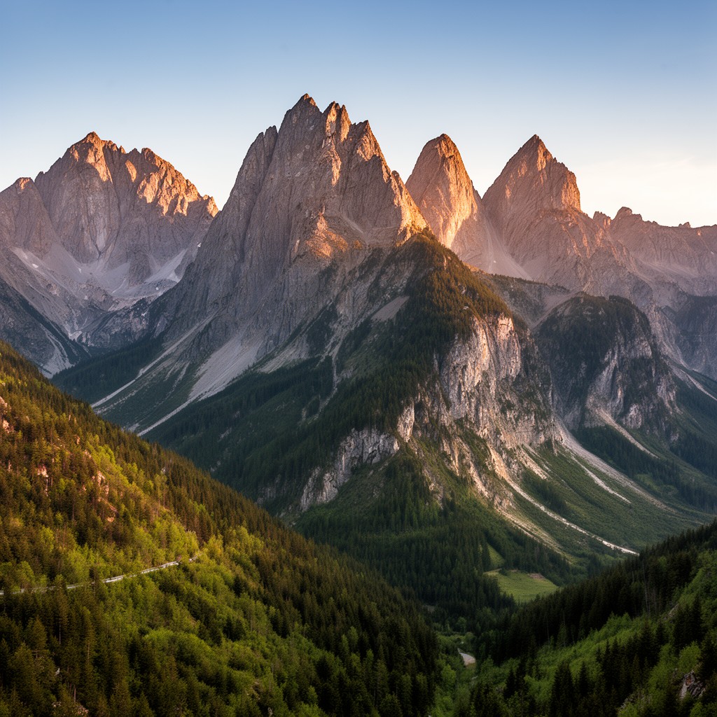 AI-generated illustration of Fatra Mountains