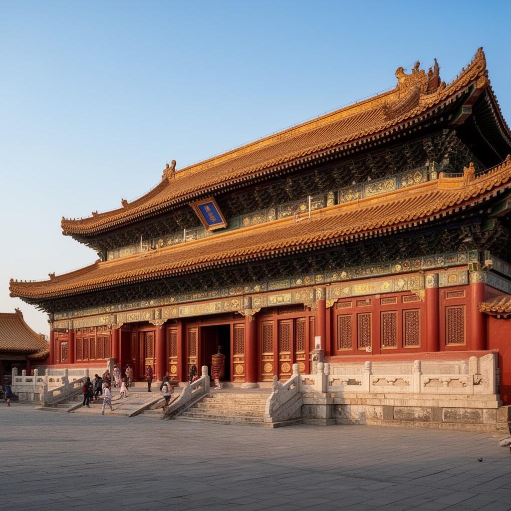 AI-generated illustration of Palace of Earthly Tranquility