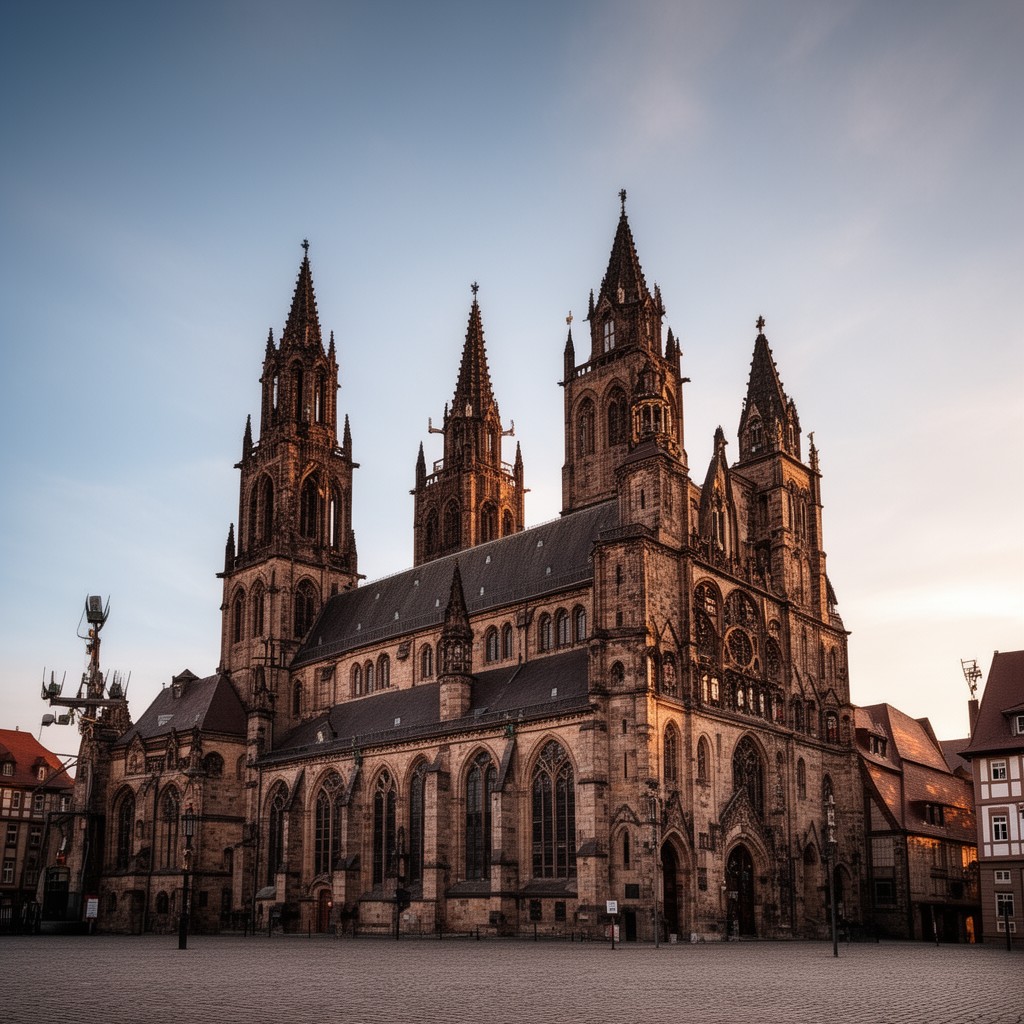 AI-generated illustration of Cathedral chapter of Hildesheim