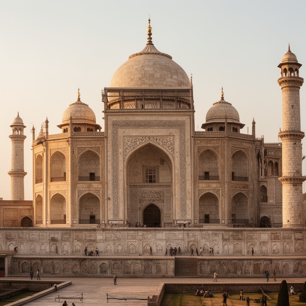 AI-generated illustration of Mughal dynasty