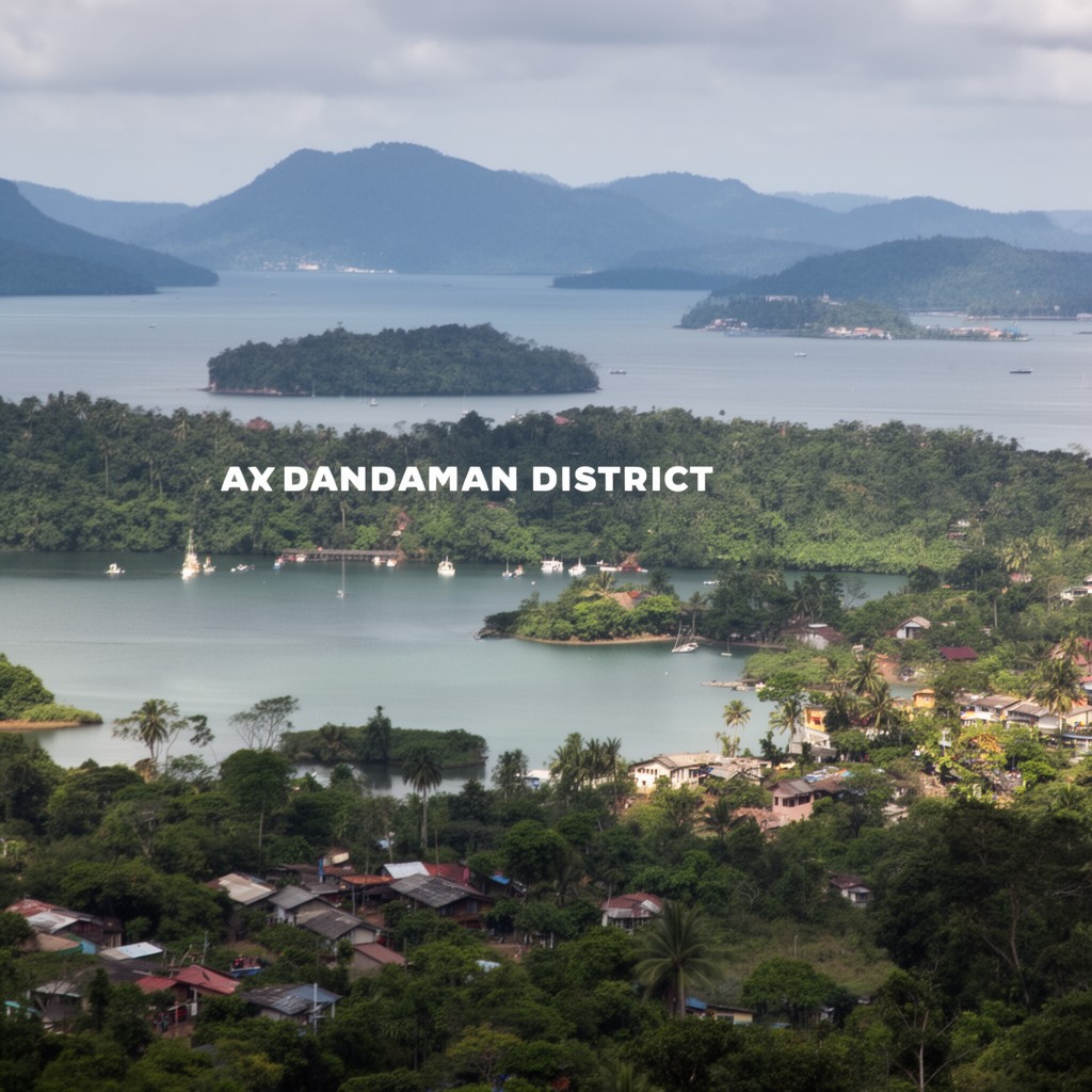 AI-generated illustration of Andaman district