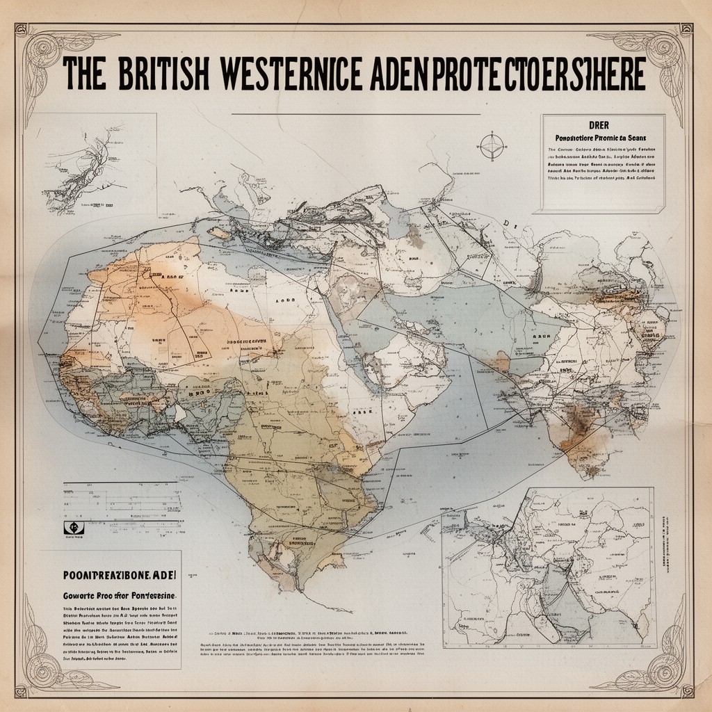 AI-generated illustration of British Western Aden Protectorate sphere