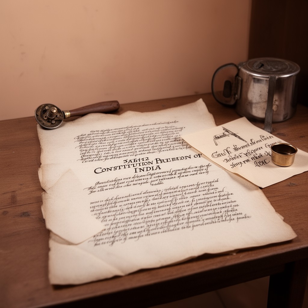 AI-generated illustration of Article 312 of the Constitution of India