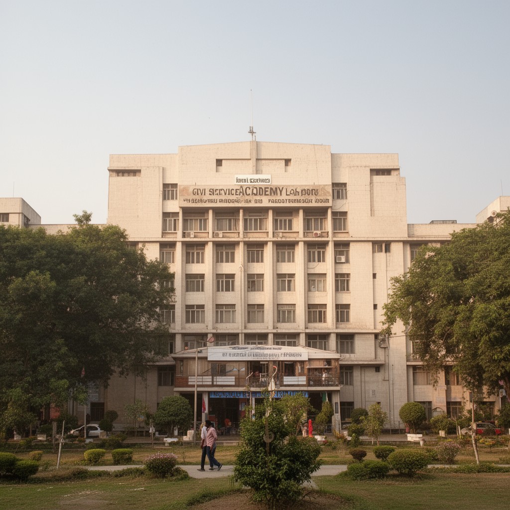 AI-generated illustration of Civil Services Academy Lahore