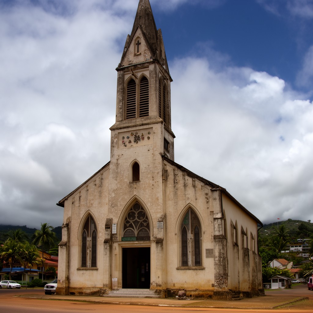 AI-generated illustration of Morant Bay Parish Church