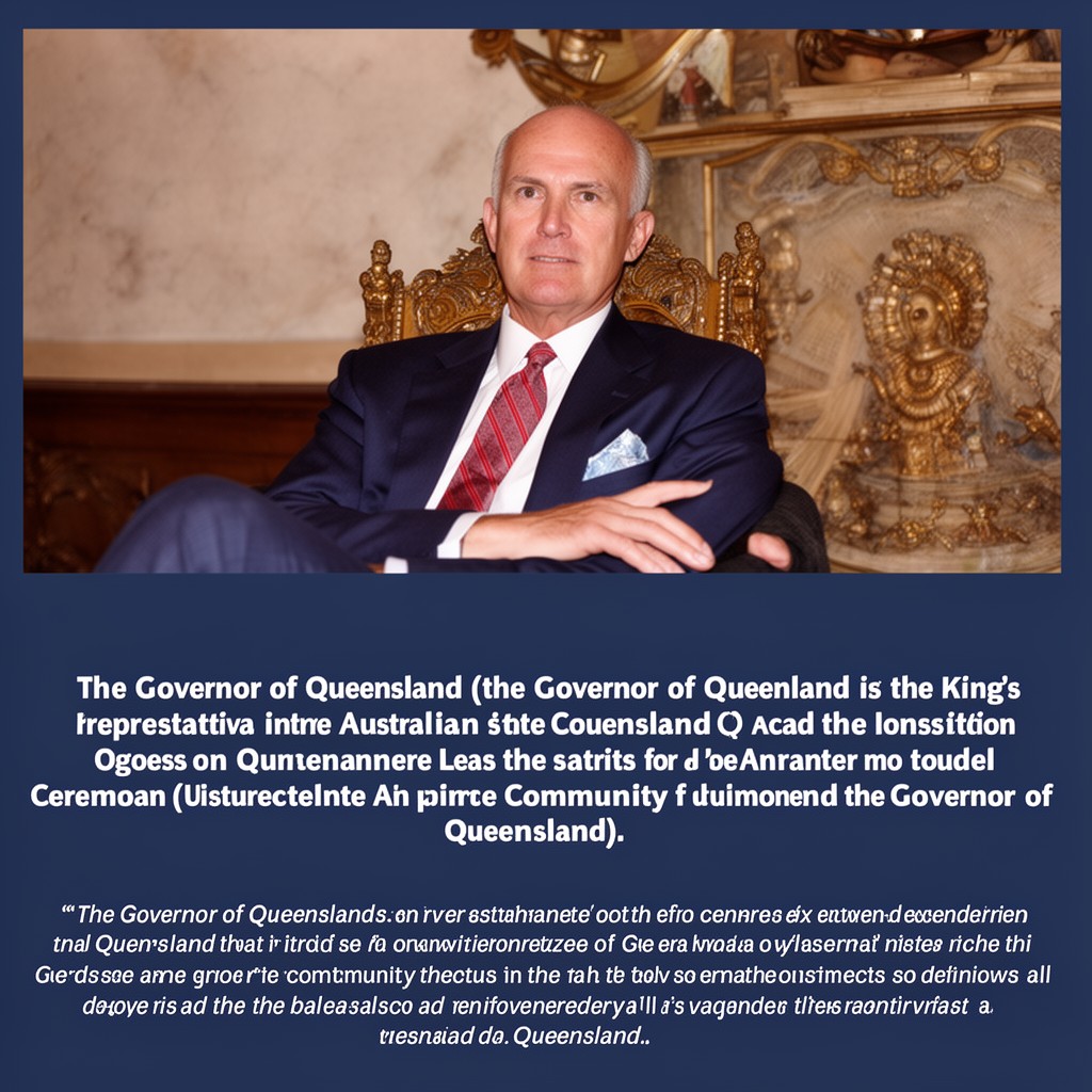 AI-generated illustration of Governor of Queensland