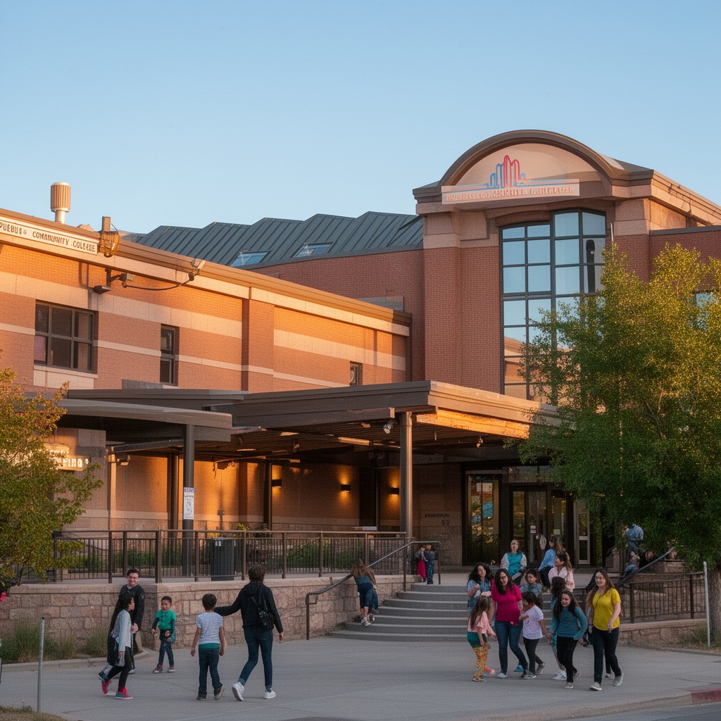 AI-generated illustration of Pueblo Community College