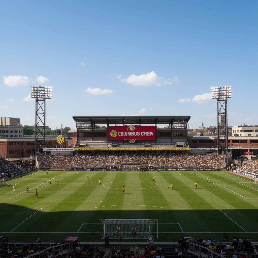 AI-generated illustration of Columbus Crew Stadium