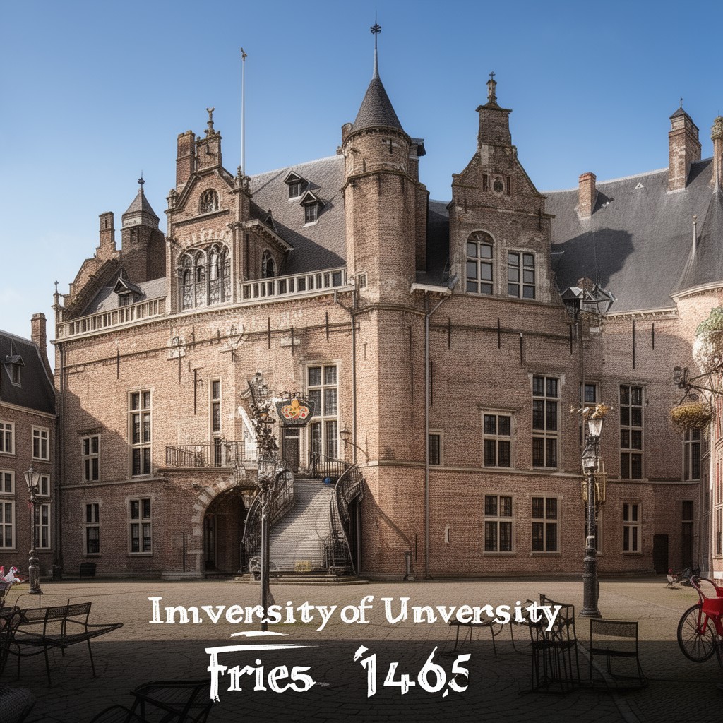 AI-generated illustration of University of Franeker