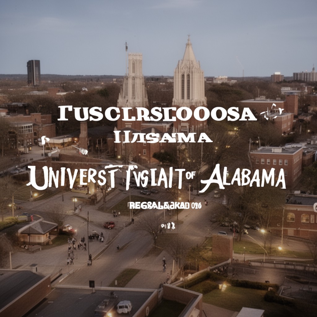 AI-generated illustration of Tuscaloosa, Alabama