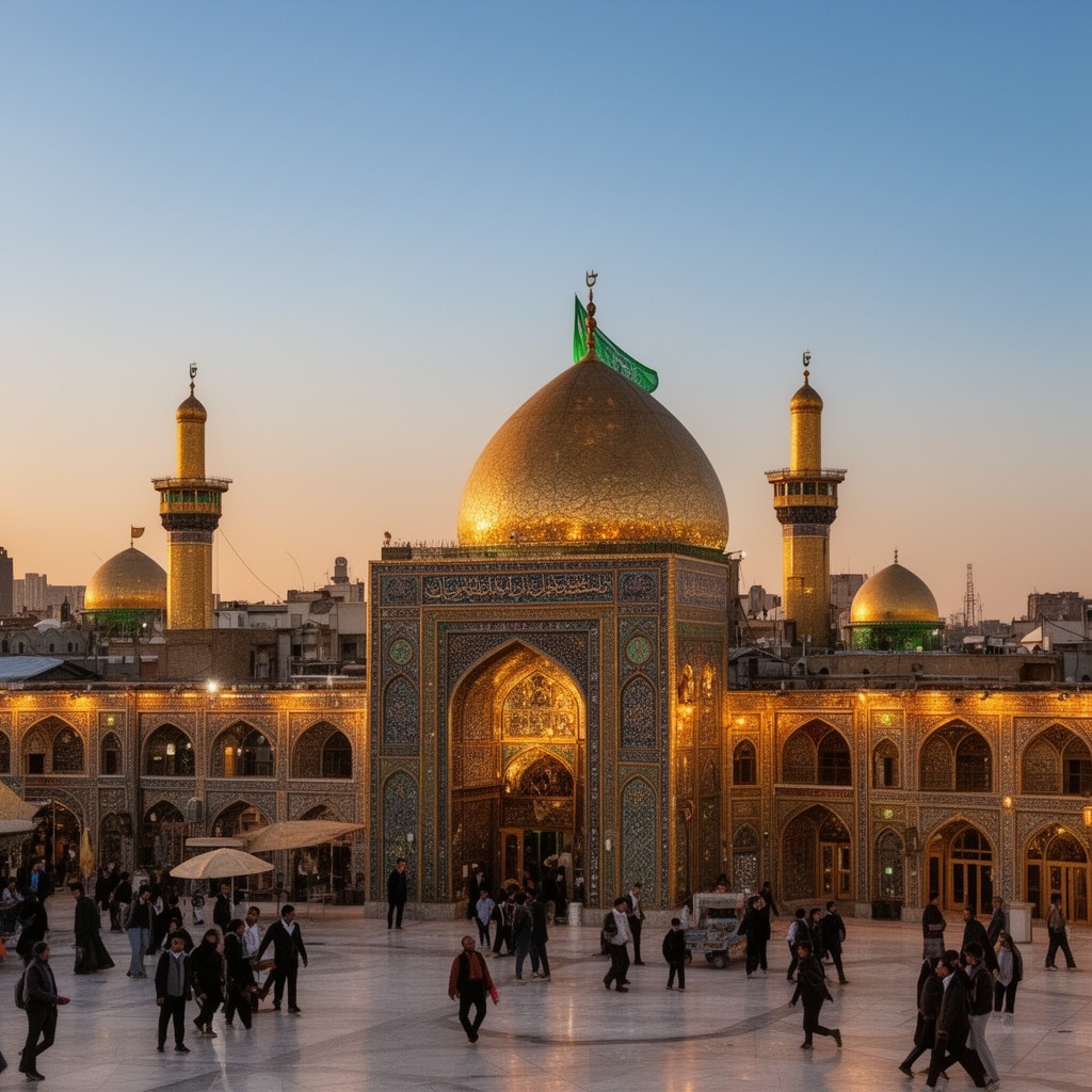 AI-generated illustration of Najaf