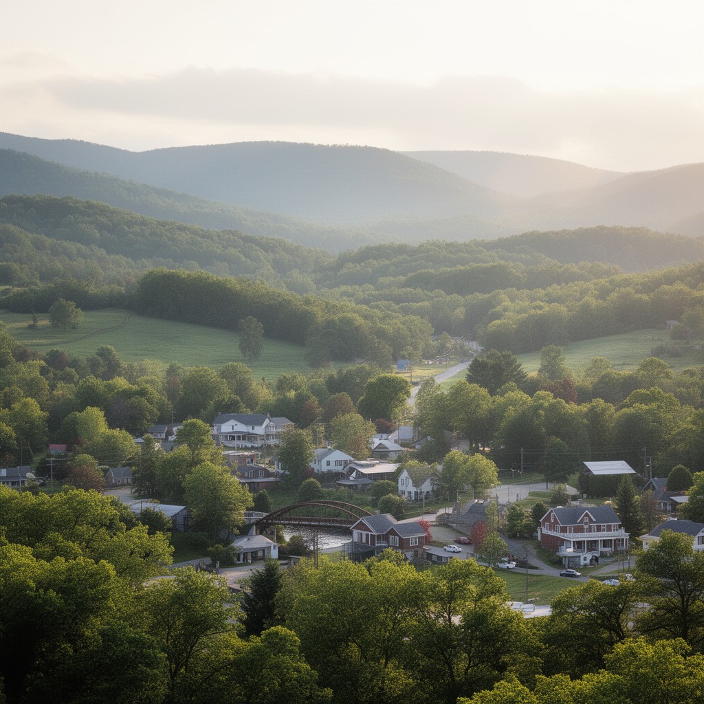 AI-generated illustration of Greenbrier County